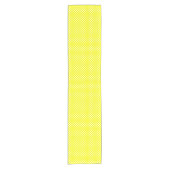 CHEX 8-YELLOW-COTTON TABLE RUNNER-14x72in ショートテーブルランナー (正面)