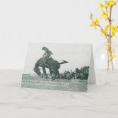 Cheyenne Frotier日でT.ジョーに乗るニック・ナイト カード (黄色い花)