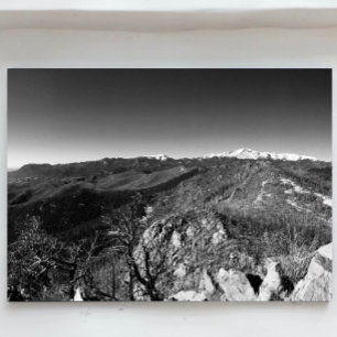 Cheyenne MtnとPikes Peakのパノラマ写真 フォトプリント