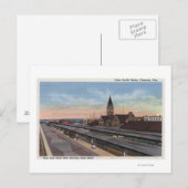 Cheyenne, WY – ユニオン太平洋鉄道駅 ポストカード (正面/裏面)