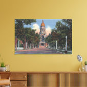 Cheyenne, WY -州キャピトルとドリベワのビュー キャンバスプリント (インサイチュ (リビング))