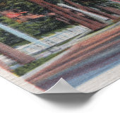 Cheyenne, WY -州キャピトルとドリベワのビュー ポスター (角)