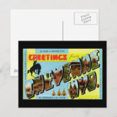 Cheyenne Wyomingからの挨拶 ポストカード (正面/裏面)