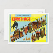 Cheyenne, Wyomingヴィンテージ大文字葉書 ポストカード (正面/裏面)