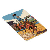 Cheyenne Wyoming TravelのRodeoでカウボーイ マグネット (右側)