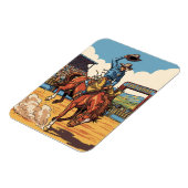 Cheyenne Wyoming TravelのRodeoでカウボーイ マグネット (左側)