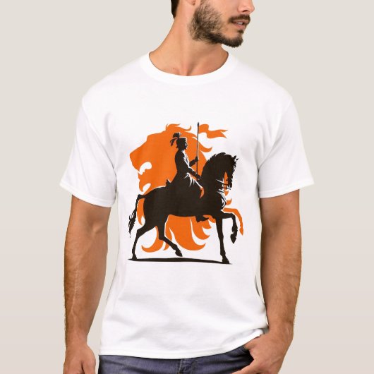 Chhatrapati Shivaji Maharaj - The Great Maratha Wa Tシャツ (正面)