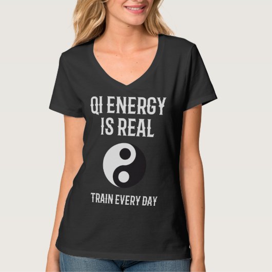 Chi Energy Real Train Everyday Qigong Tai Chi  1 Tシャツ (正面)