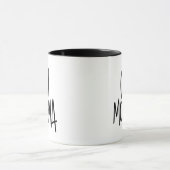 Chi Momma Cute, Silly, Chic Chihuahua Dog Mom マグカップ (中央)