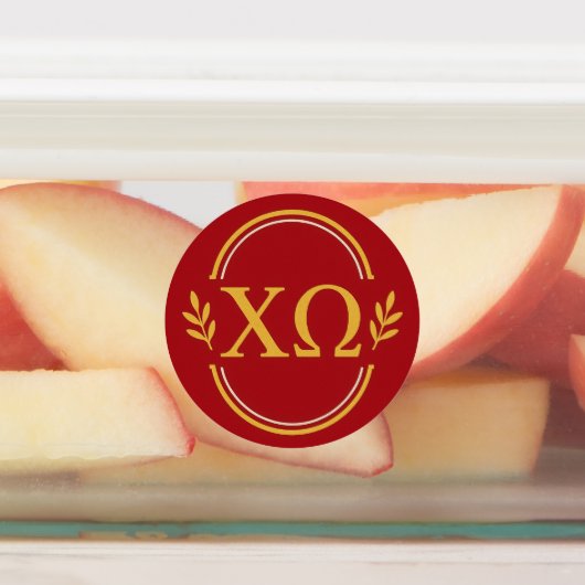 Chi Omega Sorority Stickers ラベル (貼付)
