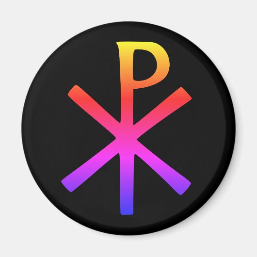 Chi Rhoシンボルマグネット マグネット (正面)