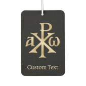 Chi Rho Christogram カーエアーフレッシュナー (正面)