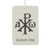 Chi Rho Christogram カーエアーフレッシュナー (正面)