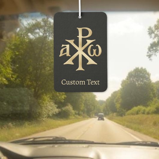 Chi Rho Christogram カーエアーフレッシュナー