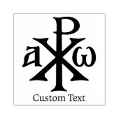 Chi Rho Christogram ラバースタンプ (インプリント)
