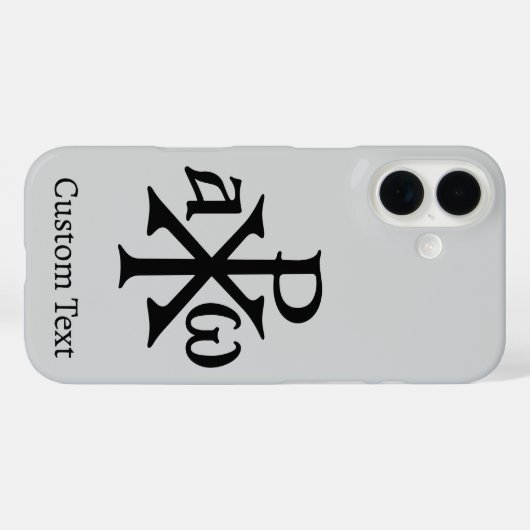 Chi Rho Christogram Case-Mate iPhoneケース (裏面 (横))