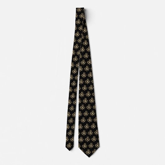 Chi Rho Christogram Pattern ネクタイ (裏面)