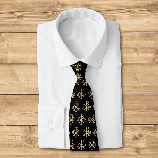 Chi Rho Christogram Pattern ネクタイ