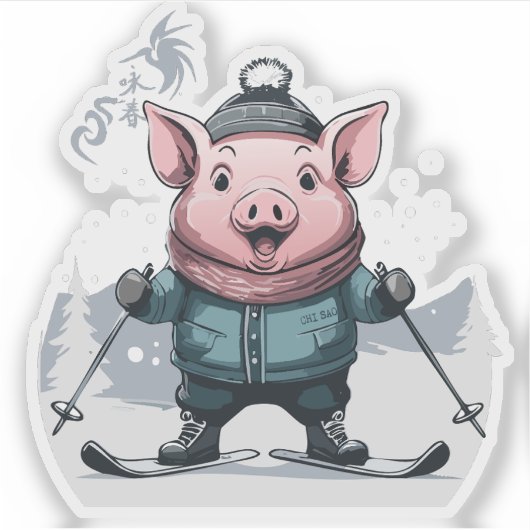 Chi Sao Ski Sau シール (正面)