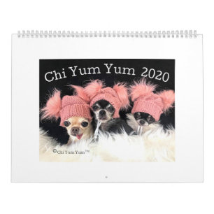 Chi Yum Yum 2020カレンダー-大 カレンダー