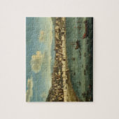 Chiaiaの湾からのナポリの湾の眺め( ジグソーパズル (縦)