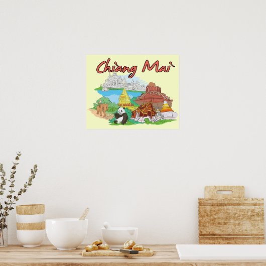 Chiang Mai, Thailand ポスター (キッチン)