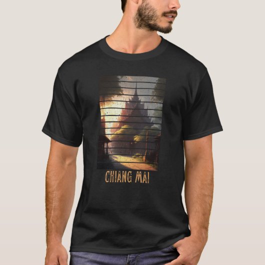 Chiang Mai Thailand Backpacking and Digital Nomad  Tシャツ (正面)