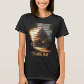 Chiang Mai Thailand, Backpacking and Digital Nomad Tシャツ (正面)
