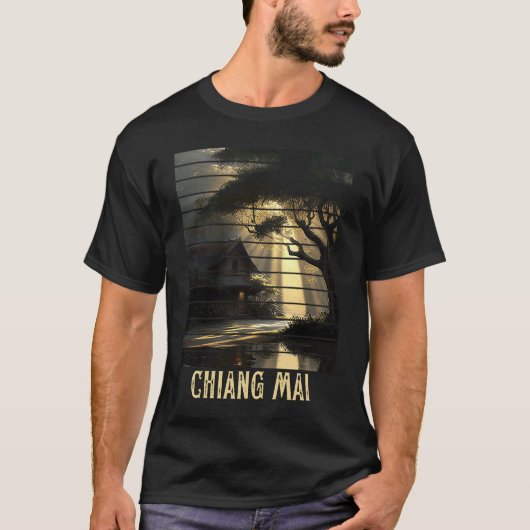 Chiang Mai Thailand Backpacking and Digital Nomad Tシャツ (正面)