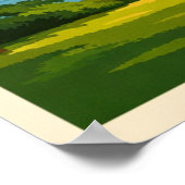 Chiang Rai Thailand - Vintage Travel Poster ポスター (角)