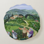 Chianti Classicoの別荘Trasqua ラウンドクッション (裏面)