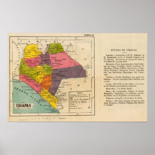 Chiapas, Mexico 2 ポスター (正面)
