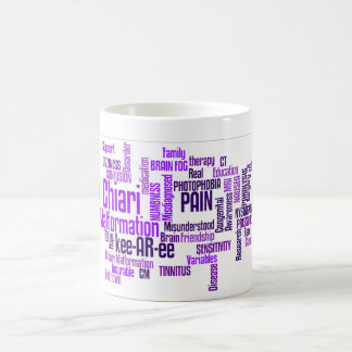 Chiariの奇形の単語のマグ コーヒーマグカップ