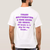 Chiariの認識度のためのKのワイシャツ Tシャツ (裏面)