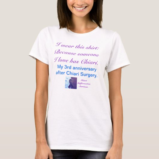 Chiariの認識度 Tシャツ (正面)