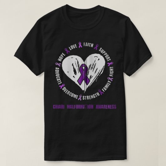 Chiari Malformation Awareness Arnold Chiari Malfor Tシャツ (デザイン正面)