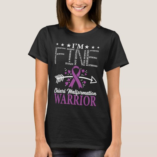 Chiari Malformation Awareness I'm Fine Tシャツ (正面)