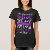 Chiari Malformation Warrior Awareness Ribbon Tシャツ (正面)