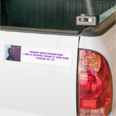 CHIARI MALFROMATIONI AM A ZIPP… バンパーステッカー (トラック上)