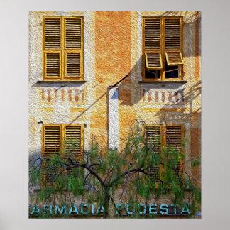 Chiavari Windows 'Oil Painting' ポスター