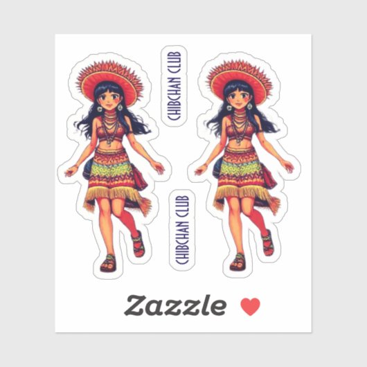 CHIBCHAN CLUB シール (シート)