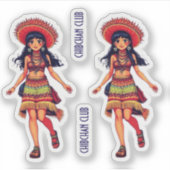 CHIBCHAN CLUB シール (正面)