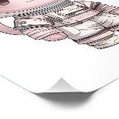 Chibi Astronaut Kittens Kawaii Crew ポスター (コーナー)