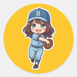 Chibi Baseball 2026 Edition - Fielder The Cannon ラウンドシール