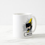Chibi Batman Lightning Kick コーヒーマグカップ (正面右)