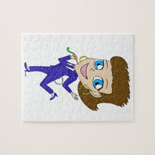 chibi bunny tail ジグソーパズル (横)