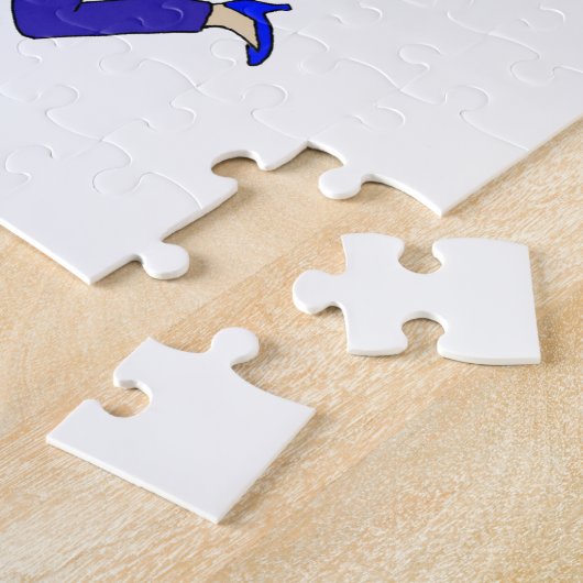 chibi bunny tail ジグソーパズル (側面)