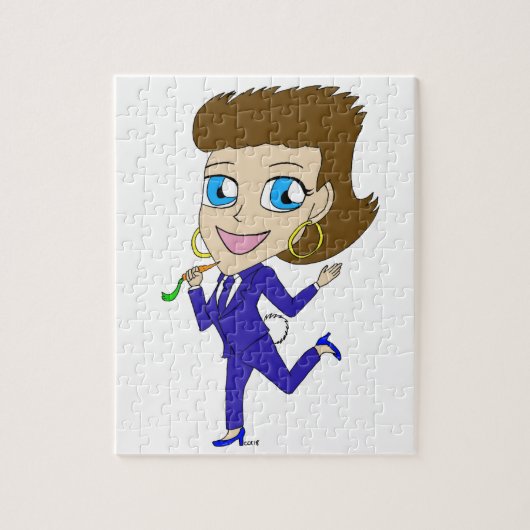 chibi bunny tail ジグソーパズル (縦)