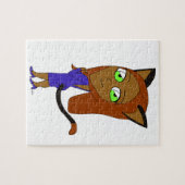 chibi catgirl  ジグソーパズル (横)