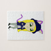 chibi catgirl ジグソーパズル (横)